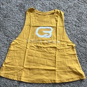 CycleBar Yellow Tank Top